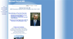 Desktop Screenshot of mgarrettmd.net